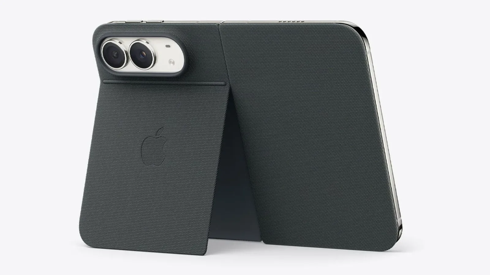 iPhone Duo control layout showing volume buttons, side button, Camera Control and USB-C port