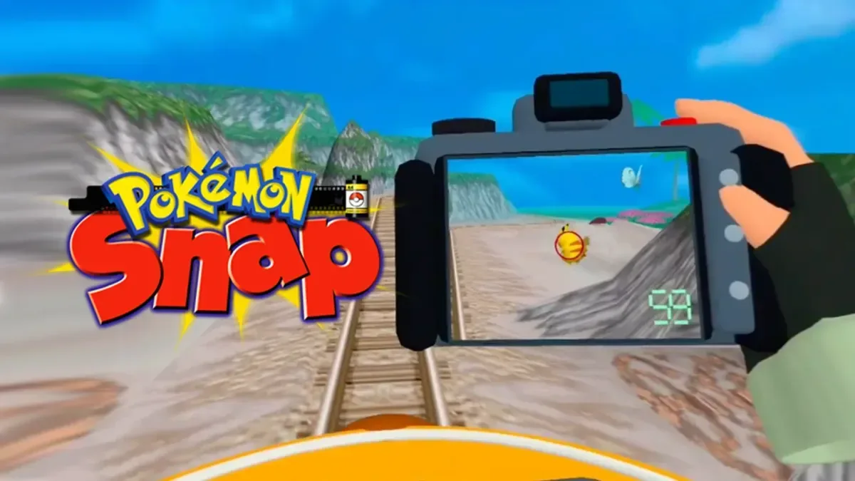 Pokémon Snap VR interface viewed through a Meta Quest 3 headset