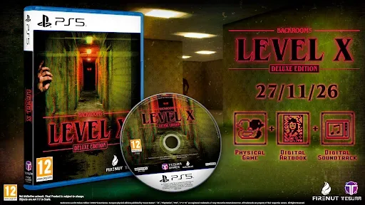 Backrooms Level X physical PlayStation 5 Deluxe Edition artwork