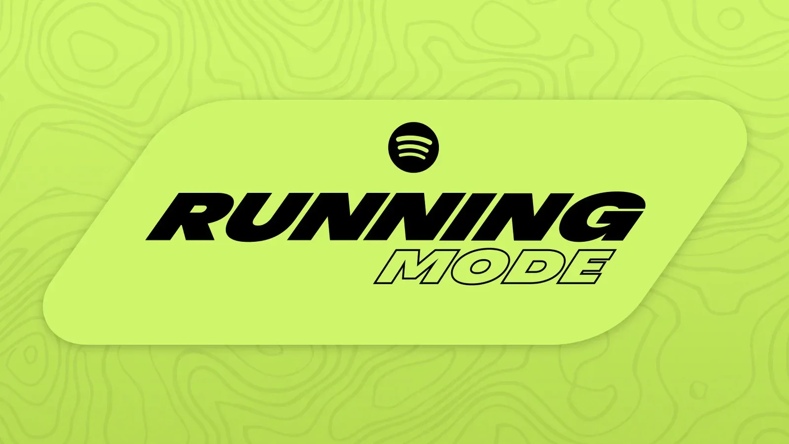 Spotify Running Mode session options in the Fitness hub