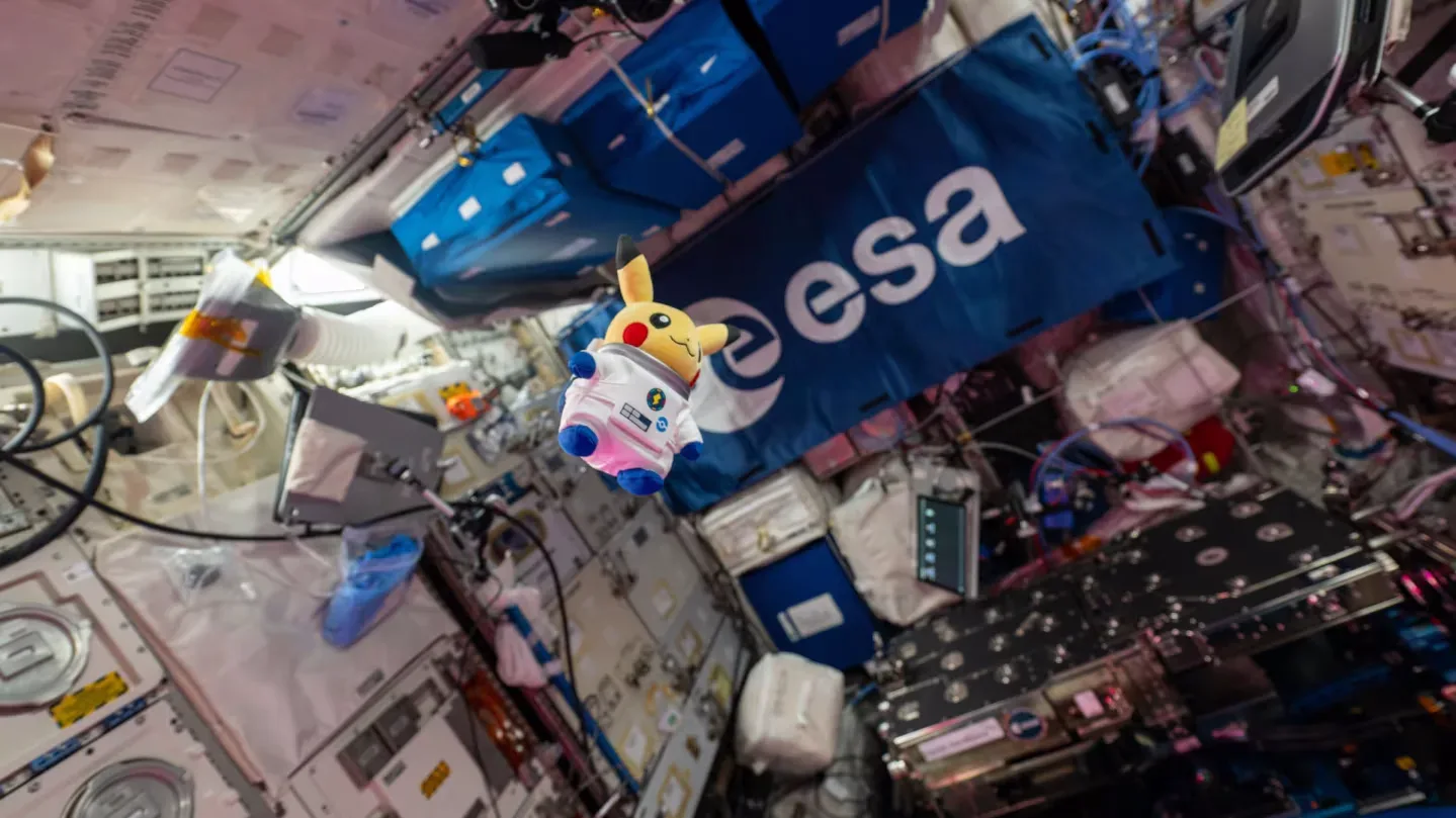Pokémon and ESA World Space Week collaboration display