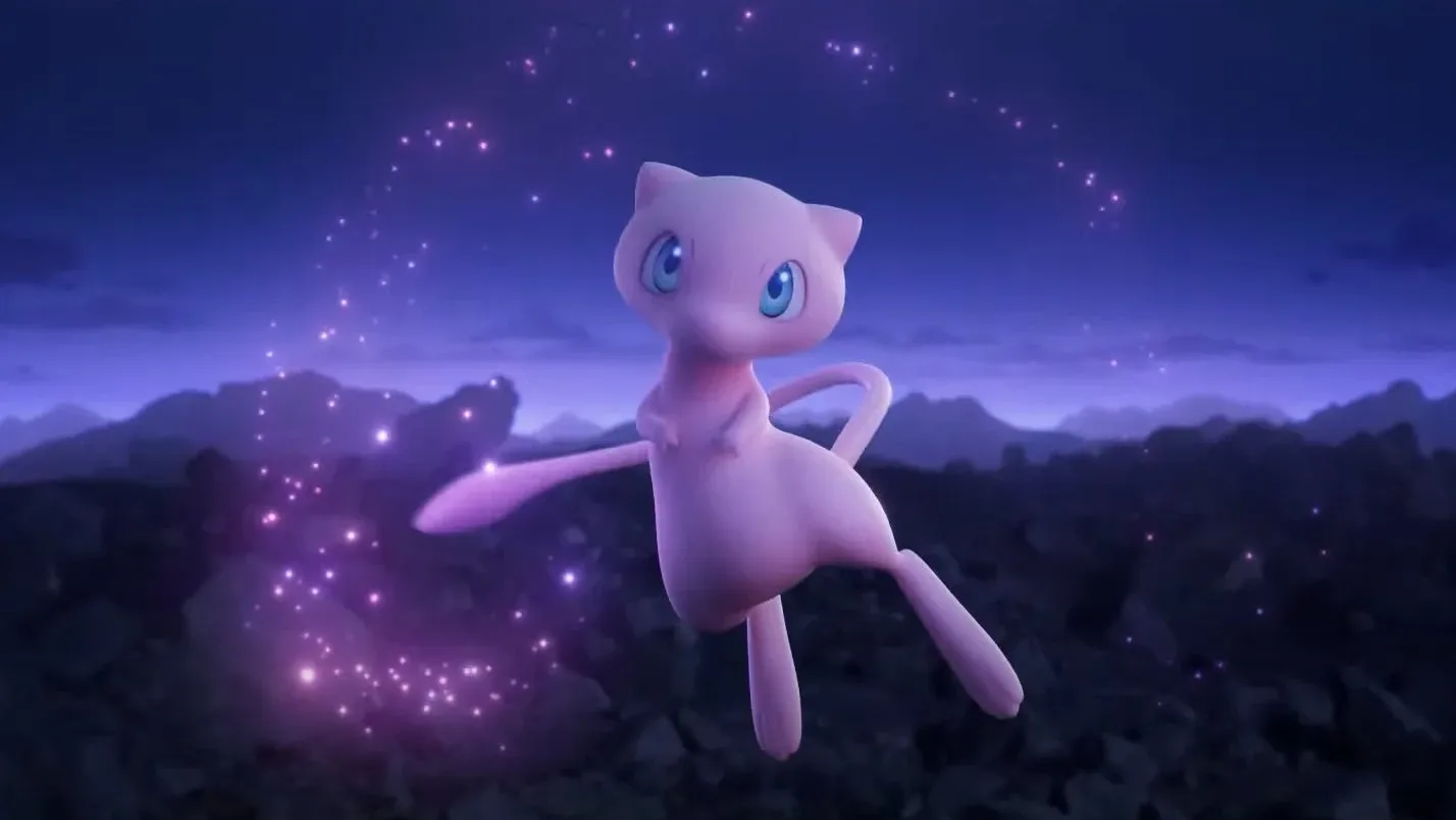 Red, green and blue RGB Mew cards from the Pokémon Trading Card Game 30th anniversary release