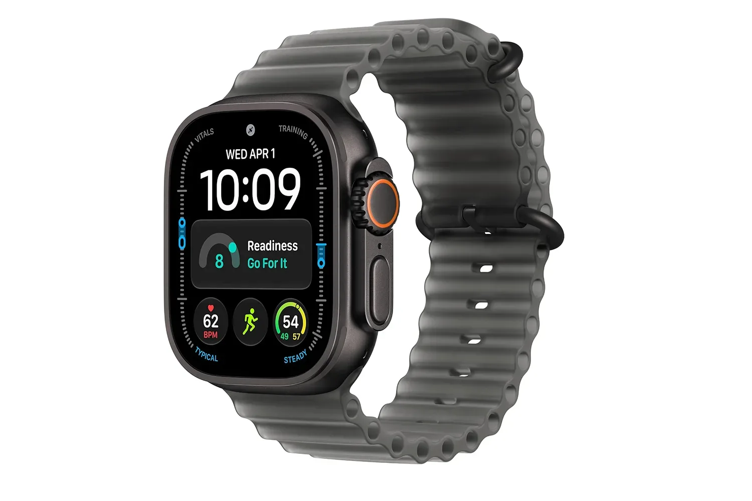 Apple Watch Ultra 4 49mm GPS + Cellular model on a rugged outdoor route
