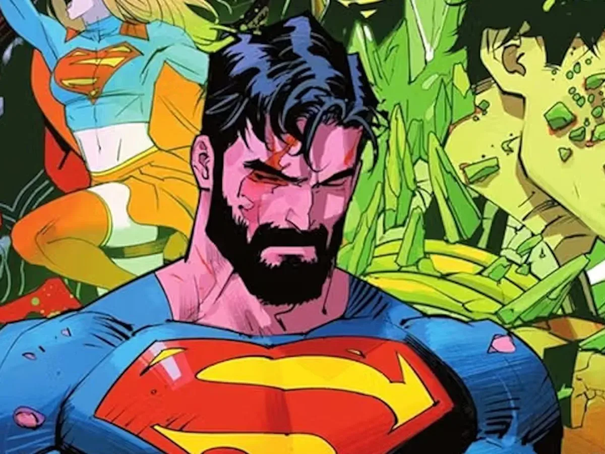 Superman’s healed right eye socket after Gold Mode