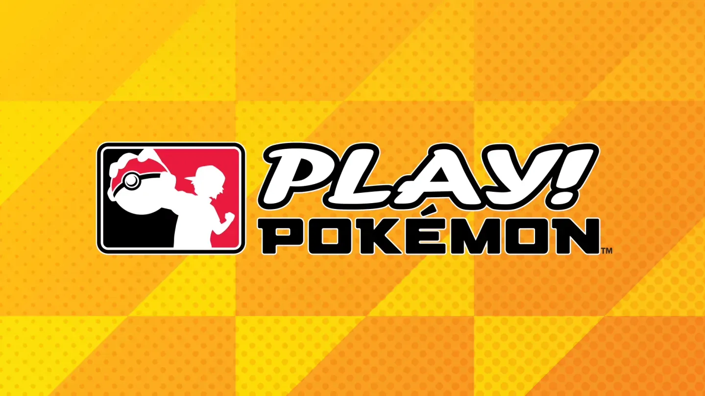 Pokémon Trading Card Game deck box and tournament paperwork on a table