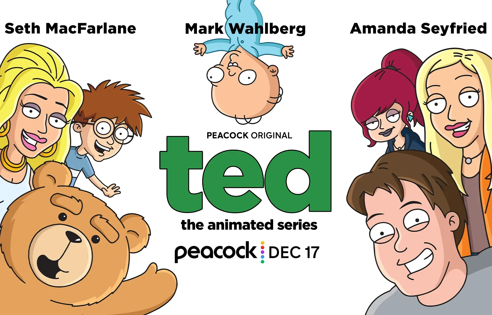 Ted: The Animated Series promotional artwork featuring Ted and John