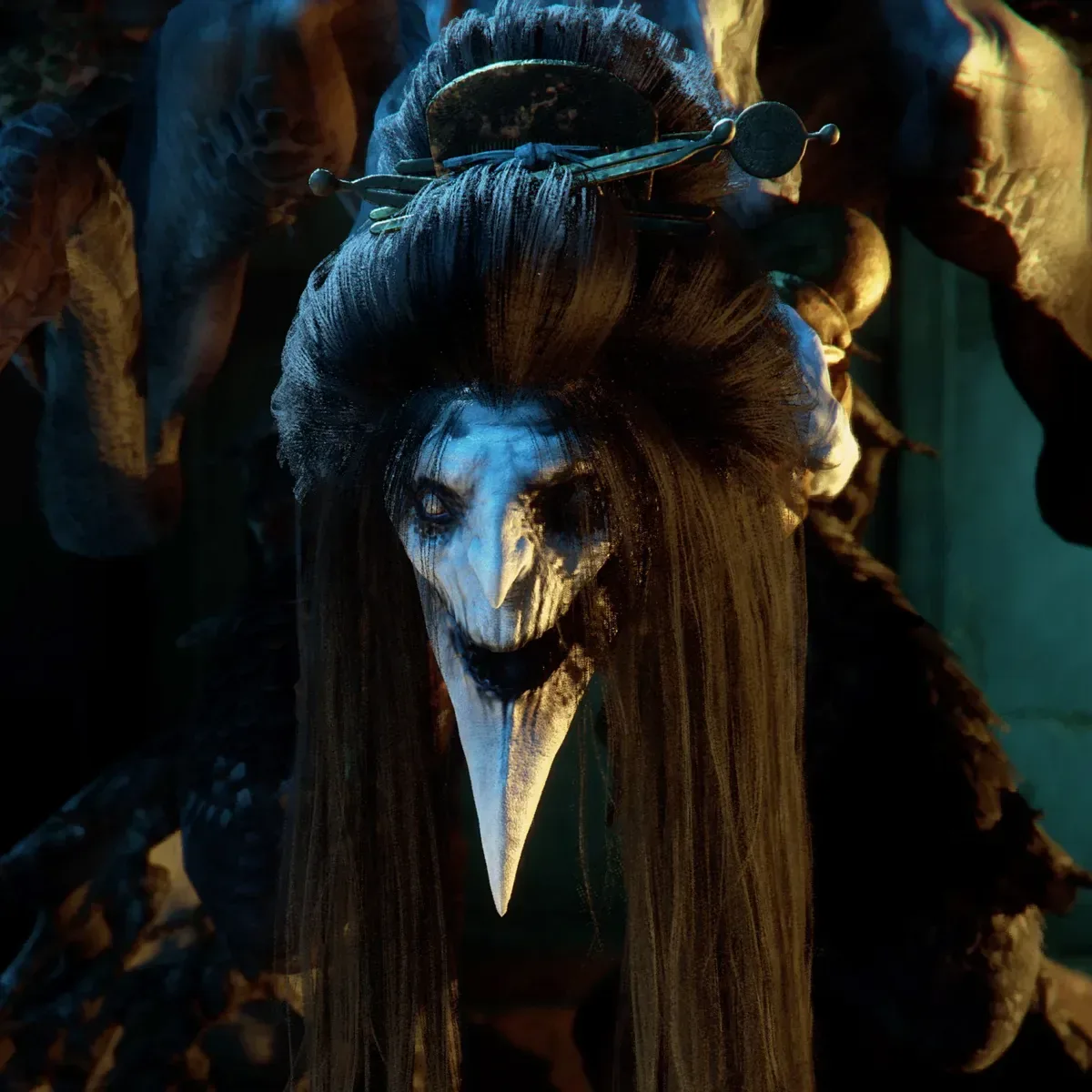 Tarae: The Unbound battle scene showing East Asian dark fantasy-inspired enemies