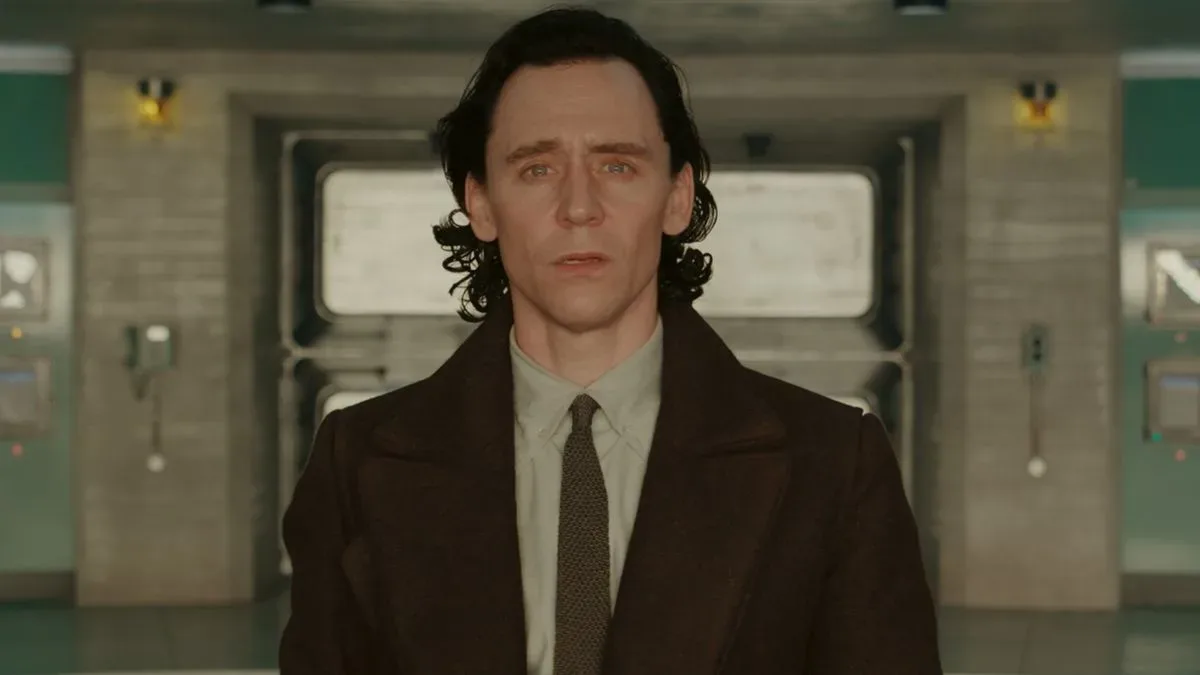 Marvel timeline: Tom Hiddleston looking straight ahead during season 1 of the Marvel series Loki.