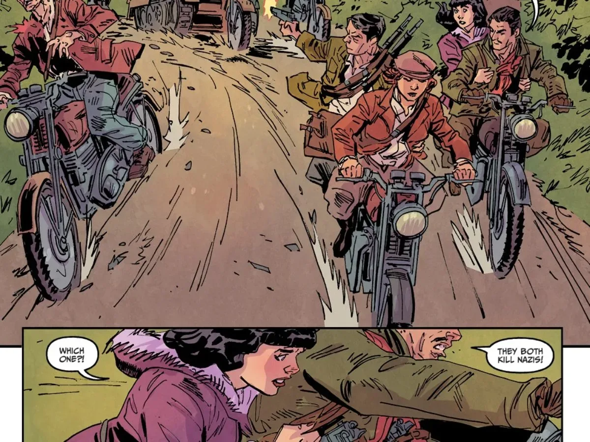 Cliff Secord faces an espionage mission in The Rocketeer: Infiltrator! #3
