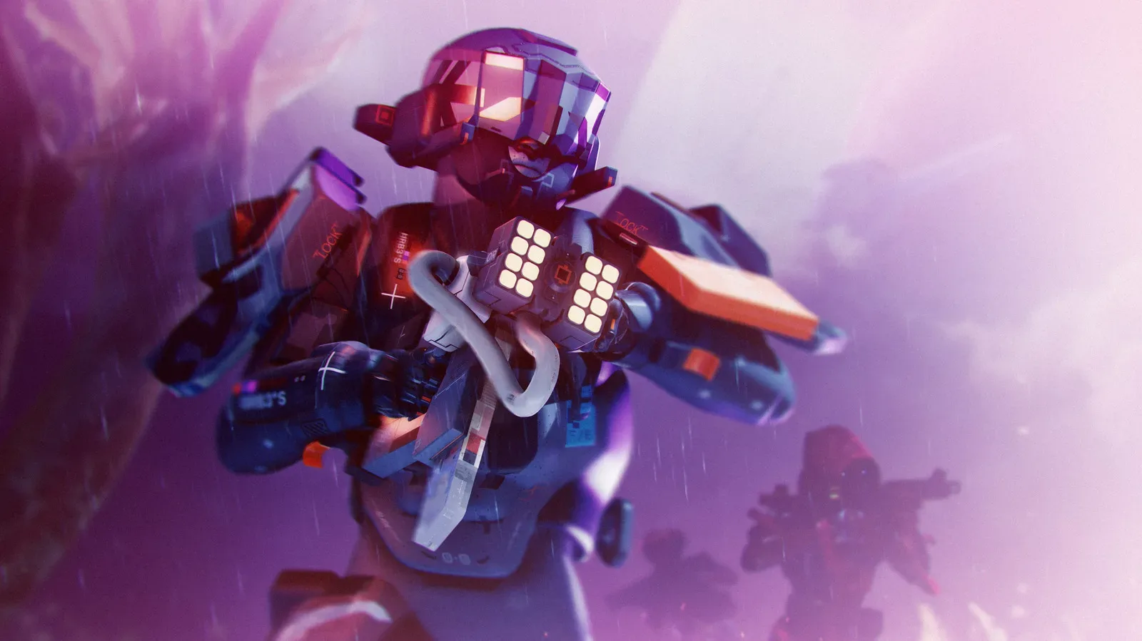Marathon Symbiosis update artwork featuring the Bishop shell