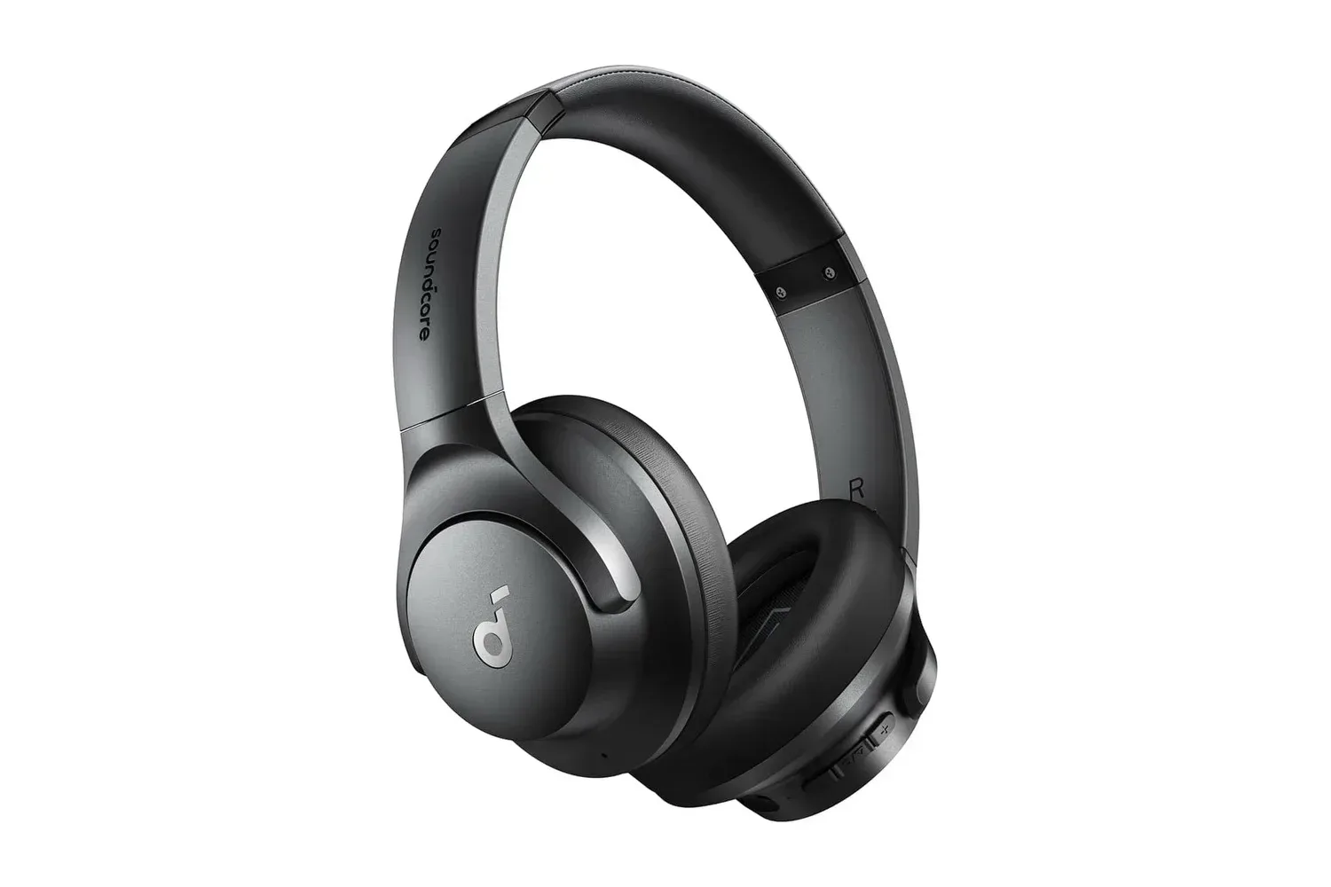Soundcore by Anker Q20i over-ear headphones folded flat for travel storage