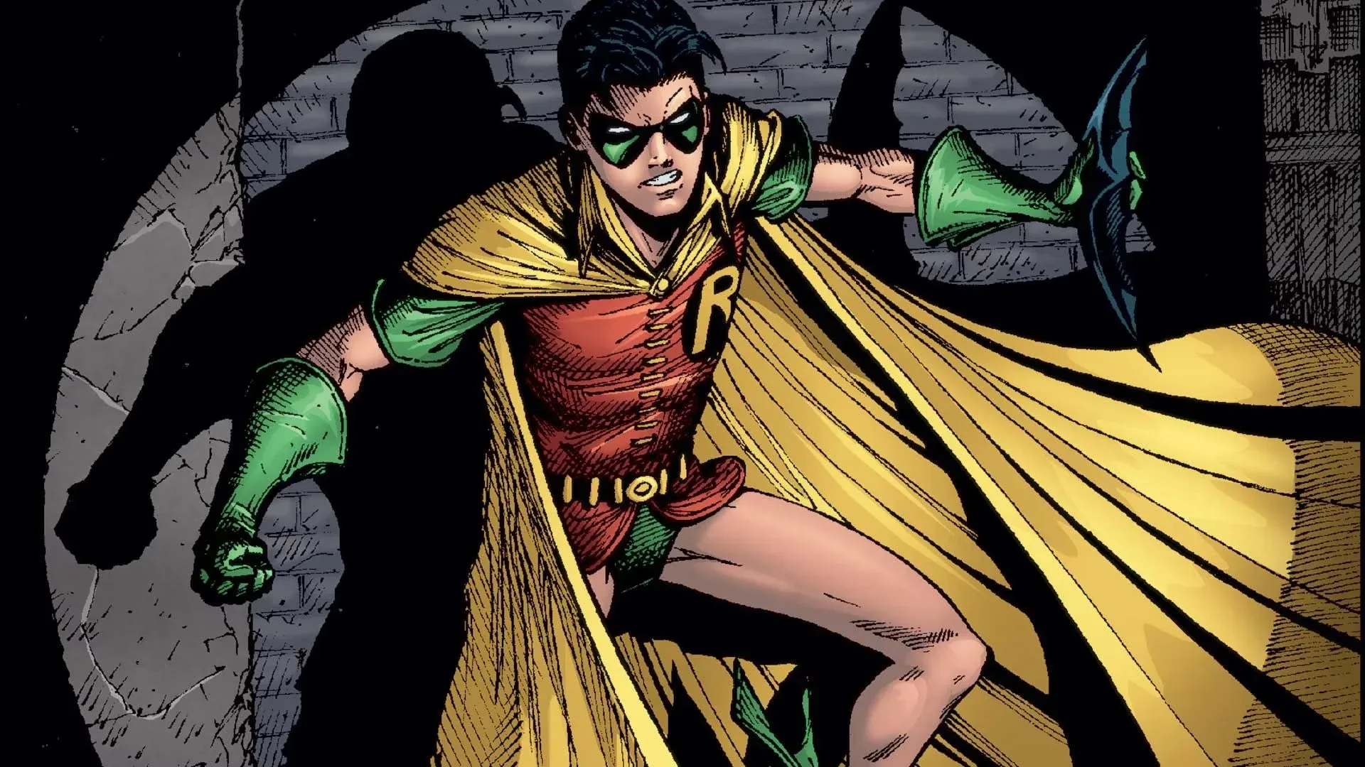 Dynamic Duo title treatment for the animated DC feature centered on Dick Grayson and Jason Todd