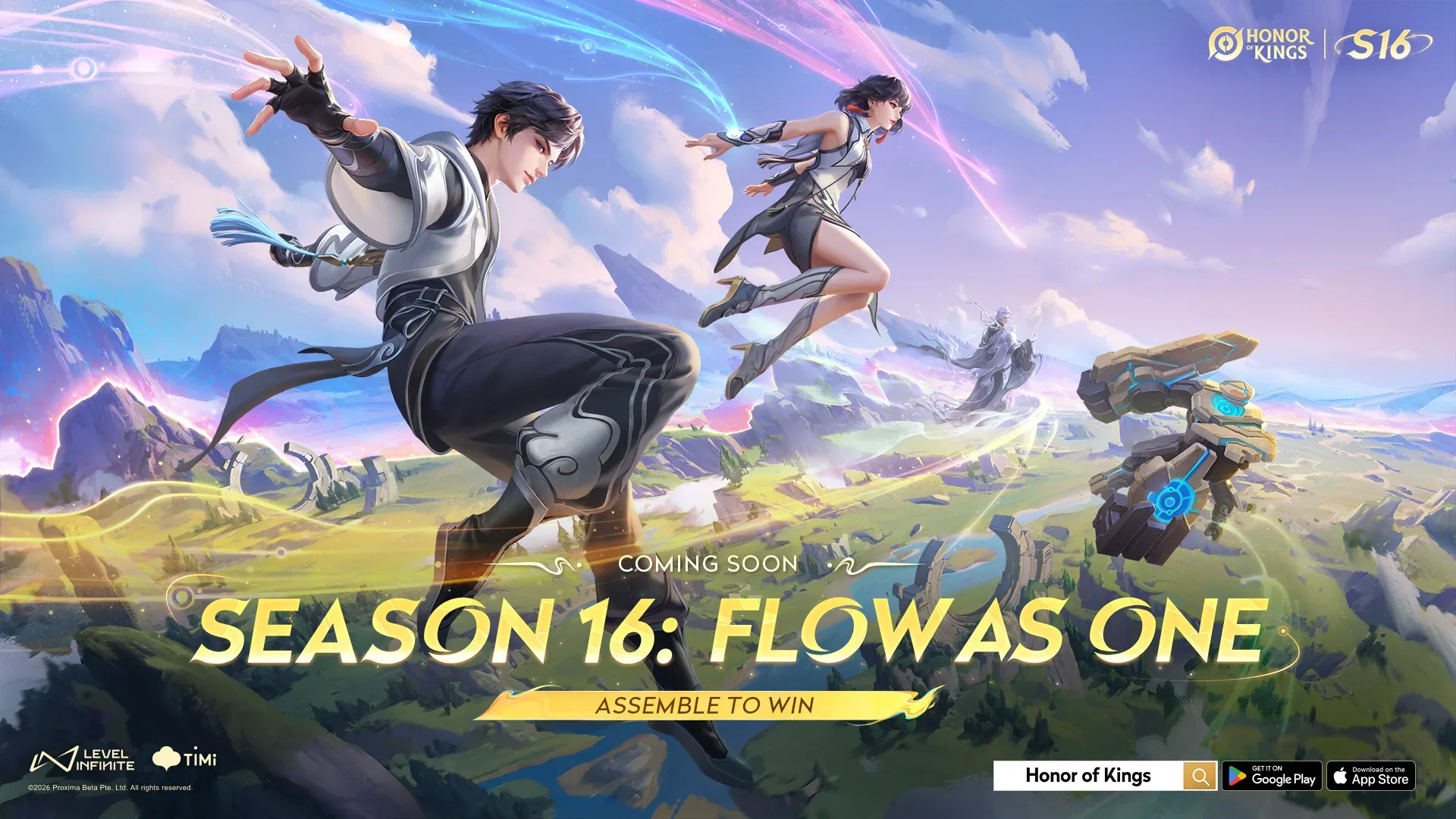 Honor of Kings Flowborn Assassin and Roamer update artwork
