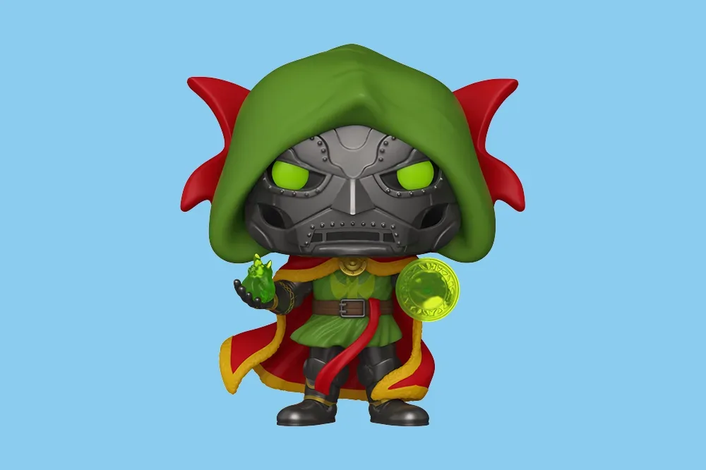 Funko Pop Super Grail SFX Sorcerer Supreme Doom light-up vinyl bobblehead