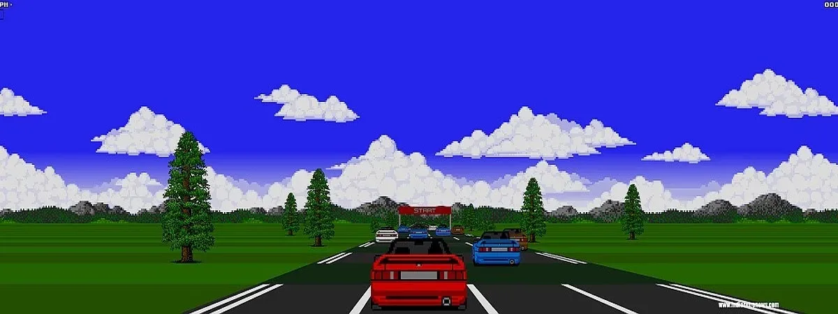 Nelumbo modern PC tribute to the Amiga Lotus racing trilogy