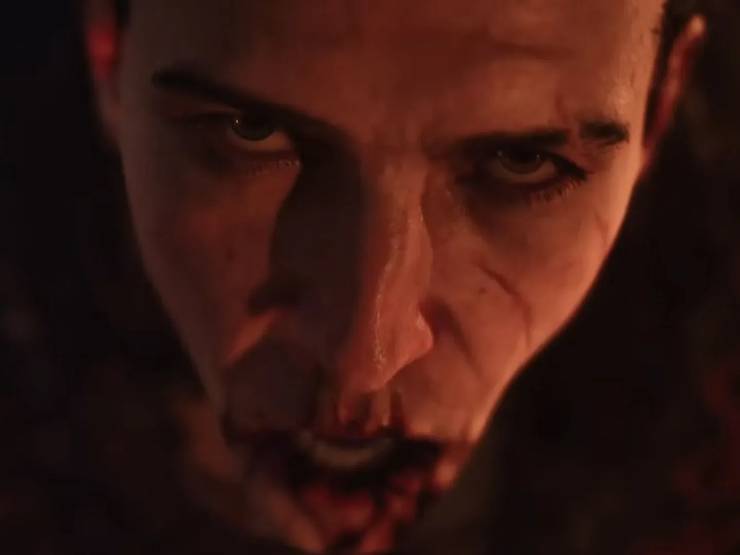 The Blood of Dawnwalker protagonist up close