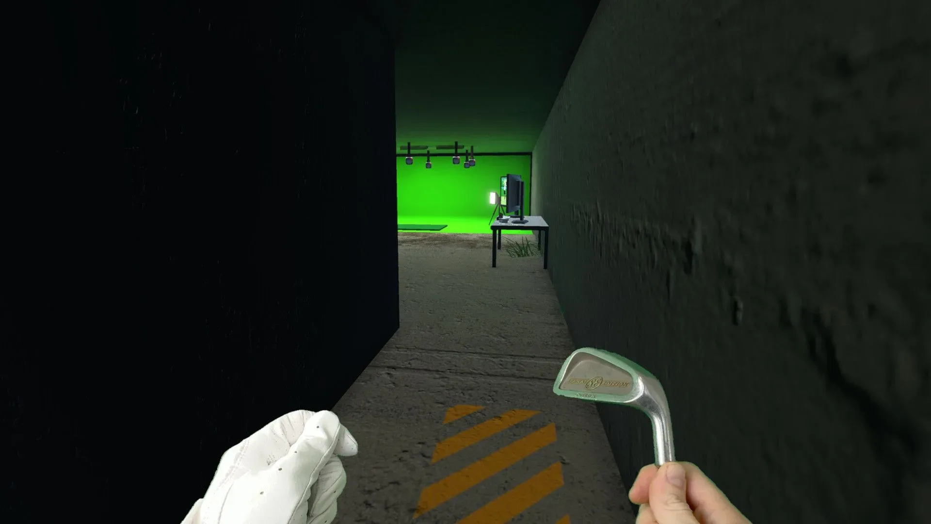 A surreal golf course representing Normal Golf Game