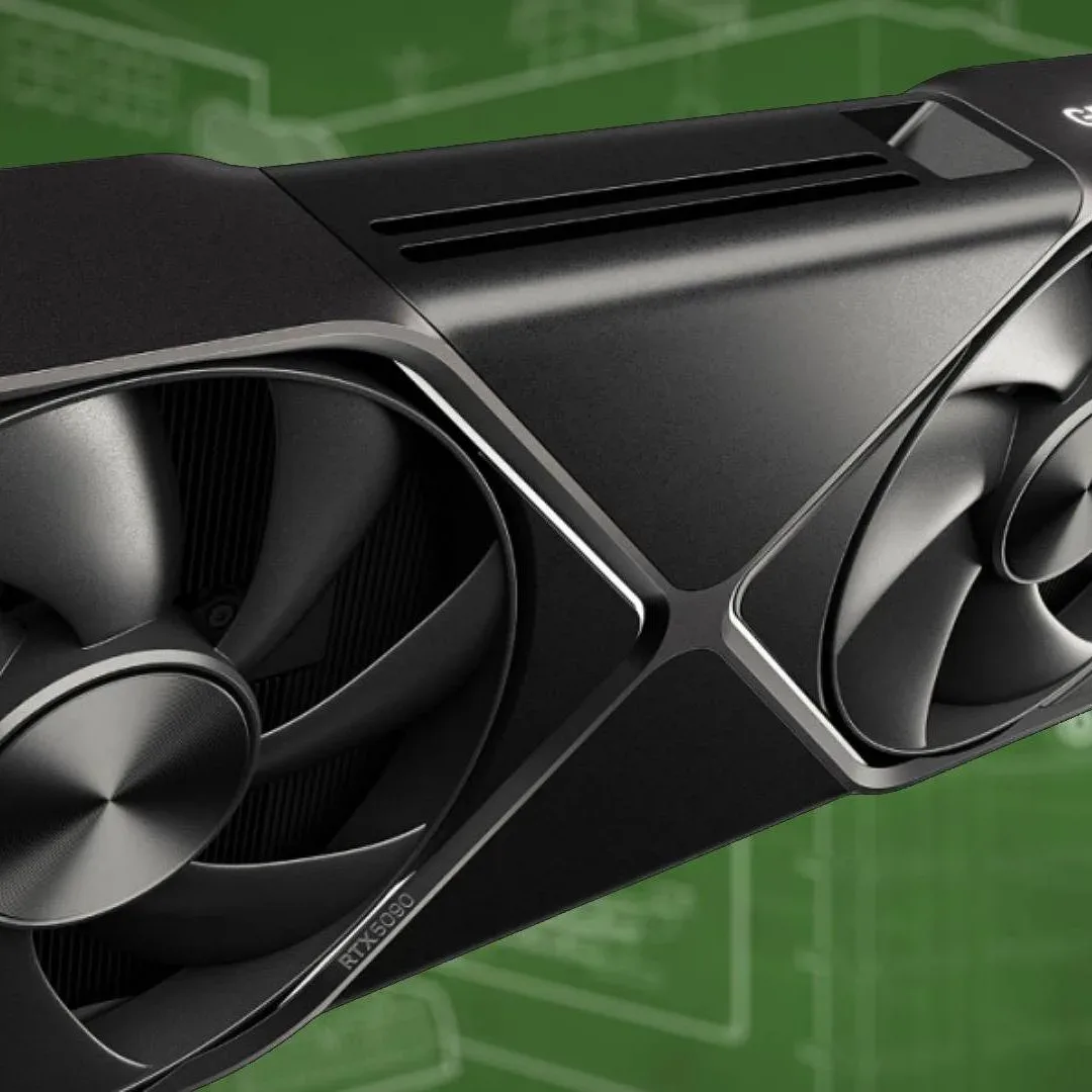 Nvidia GeForce RTX 5090 flagship GPU representing the tension between gaming and AI compute demand