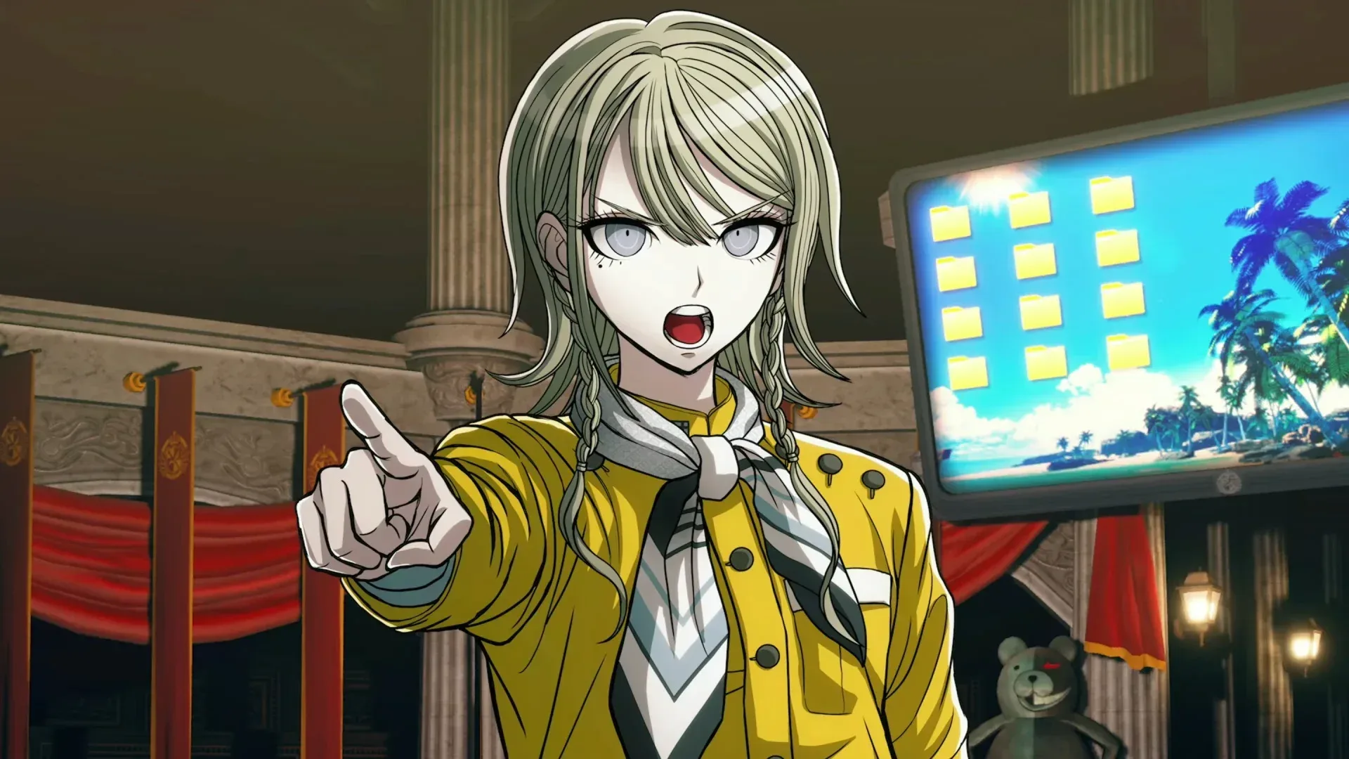 Danganronpa 2×2 Slayhem route trailer featuring Jabberwock Island