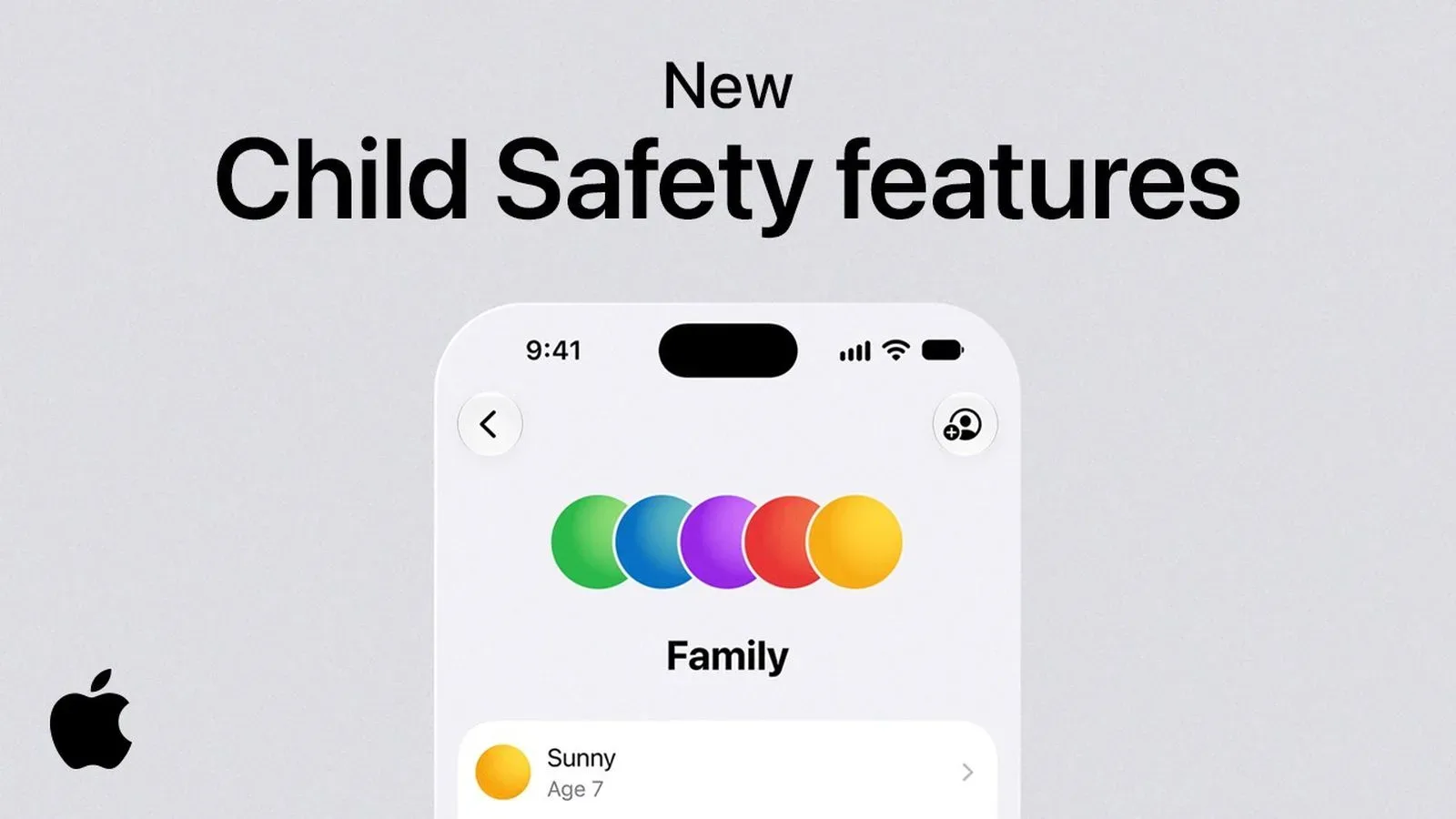 An iPhone displaying iOS 27 family parental control options