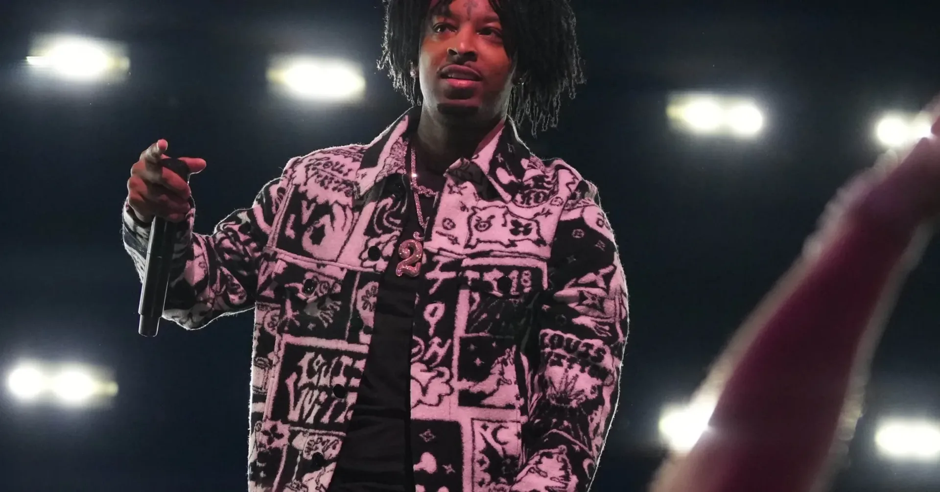 21 Savage at a public appearance