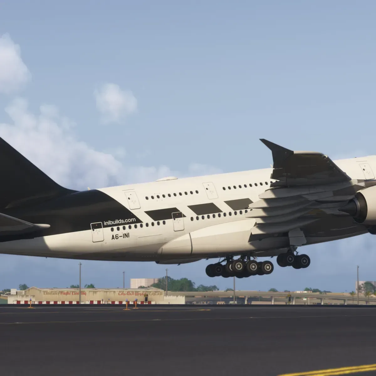 Microsoft Flight Simulator 2024 Airbus A380 in flight