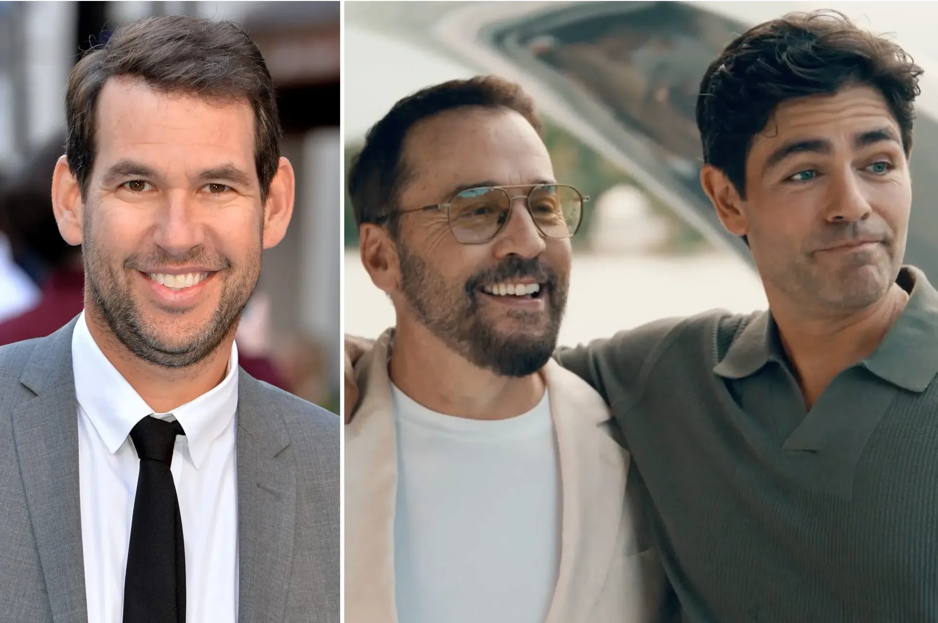 Jeremy Piven and Adrian Grenier appearing together in a Betr commercial that evokes Entourage
