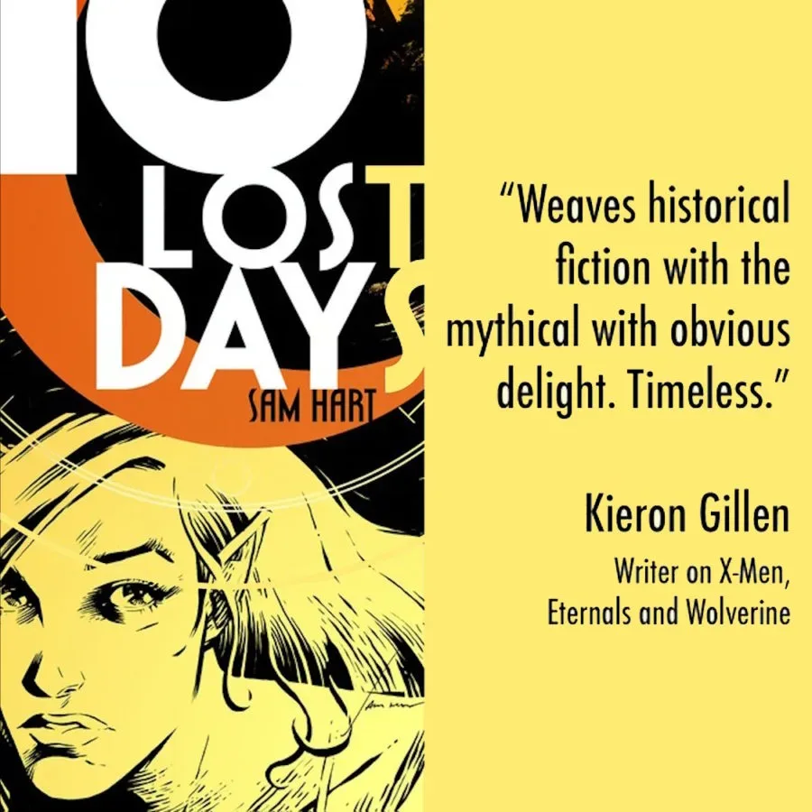 10 Lost Days English-language graphic novel Kickstarter edition
