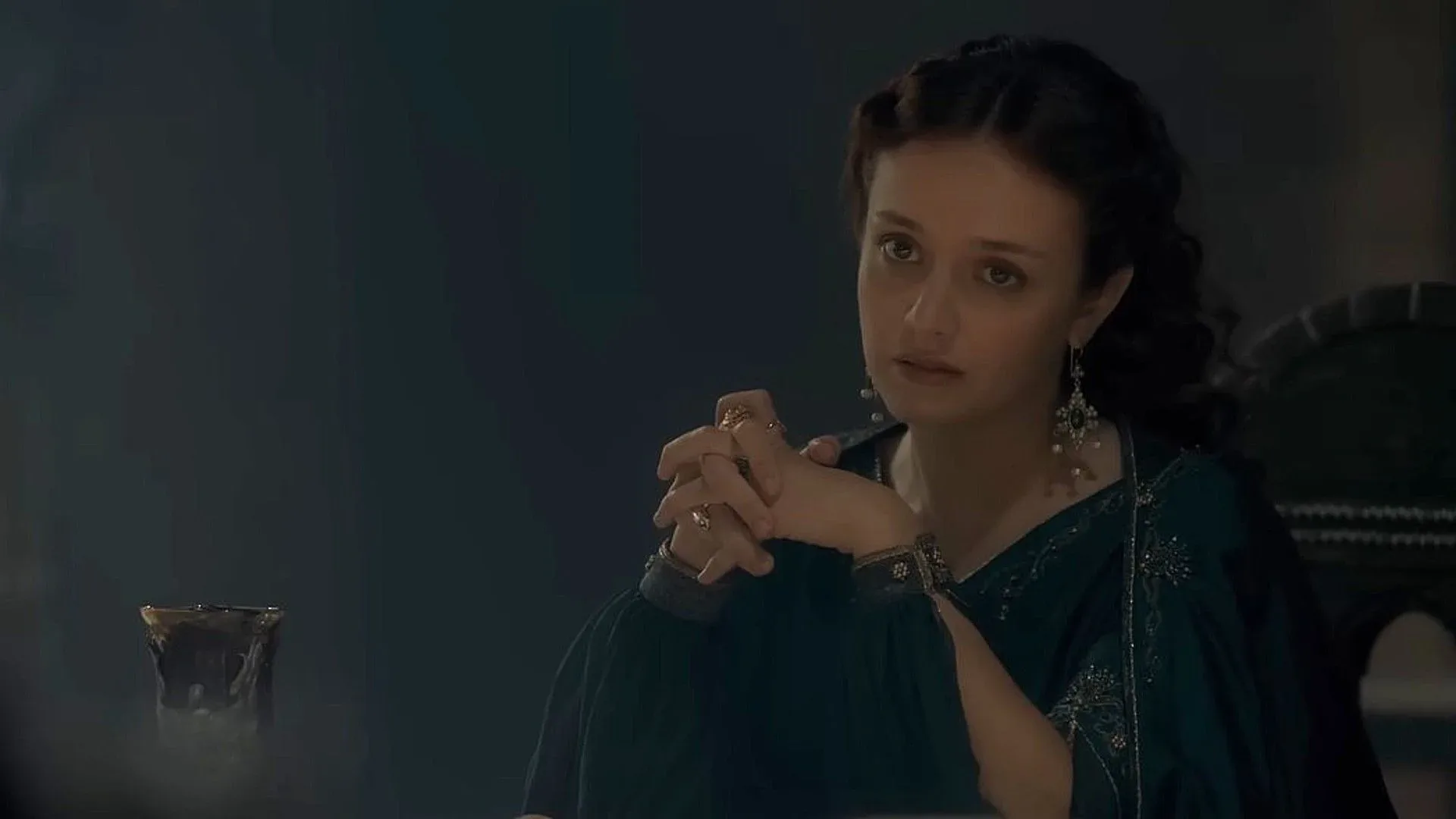 Olivia Cooke as Alicent Hightower in House of the Dragon