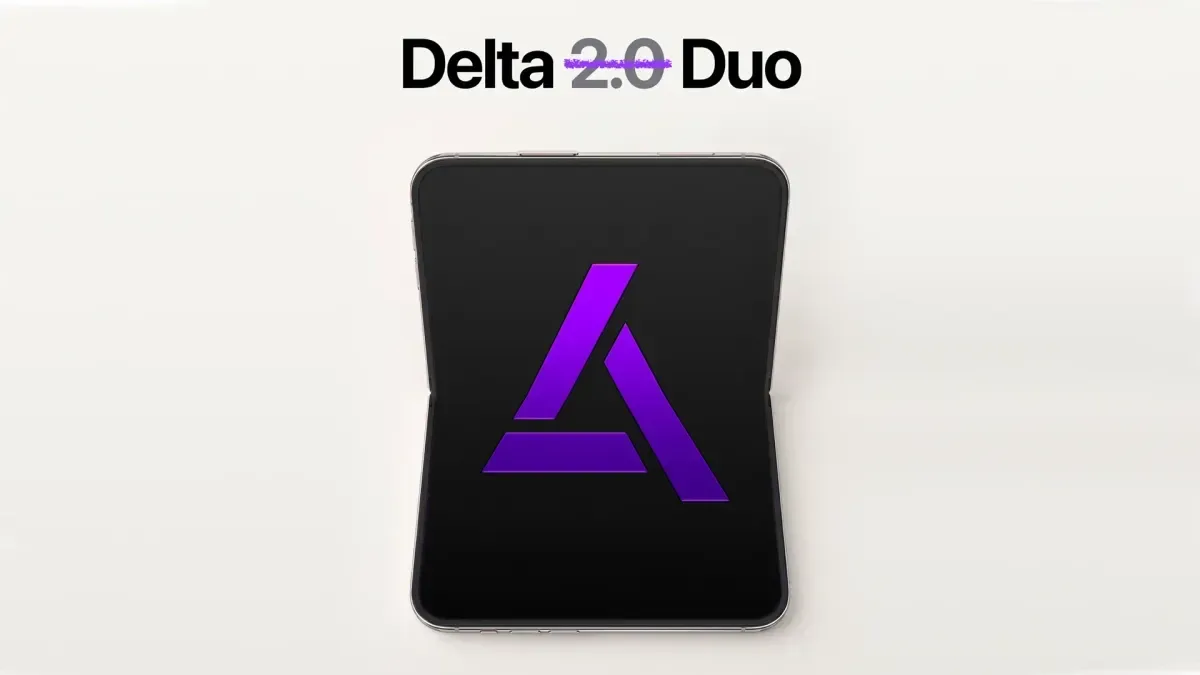 Delta teaser image indicating planned dedicated iPhone Duo support for Nintendo DS emulation