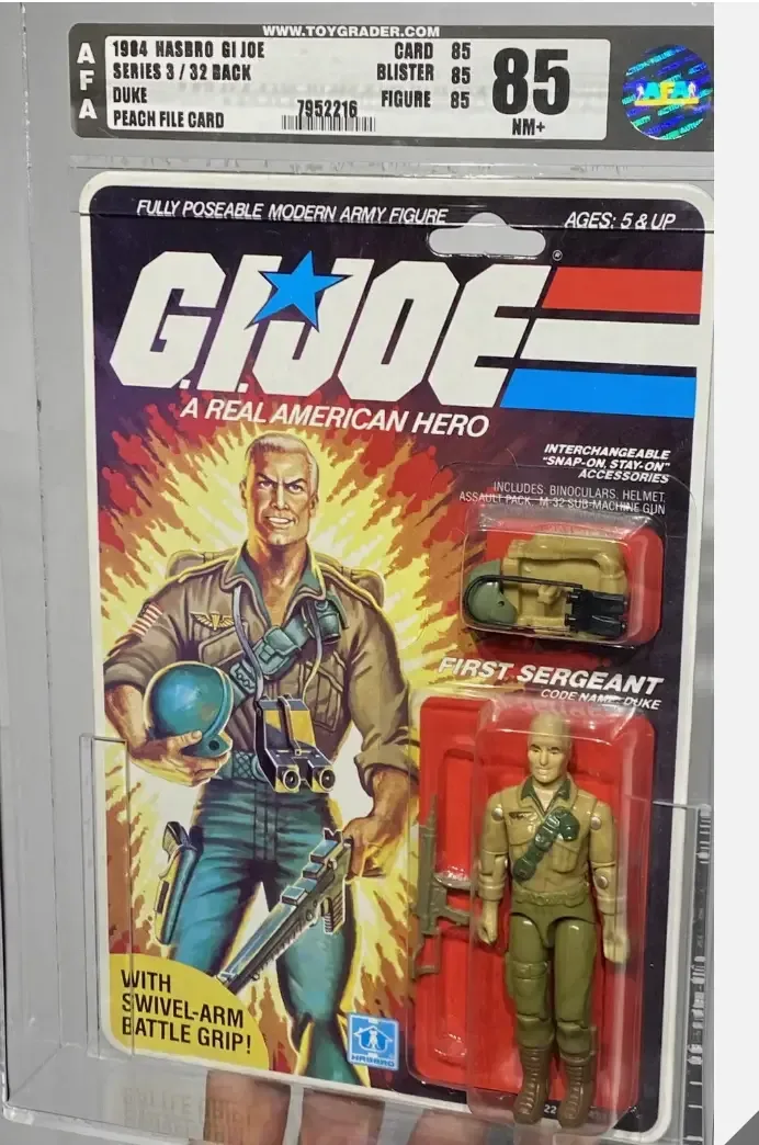 PSA 10 1986 G.I. Joe Action Cards Duke #15