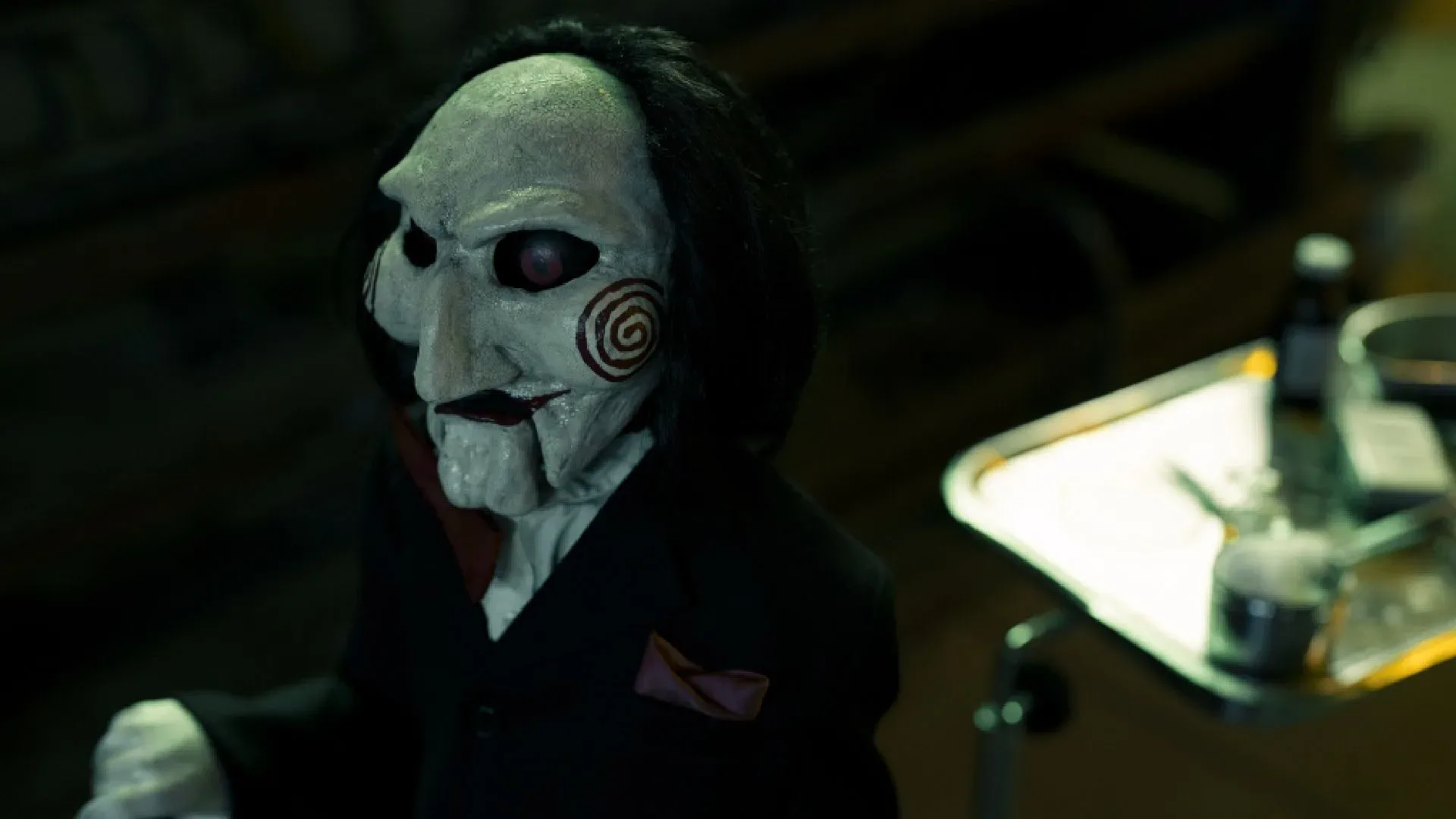 Billy the Puppet appears in the promotional reveal for the newly announced Saw film