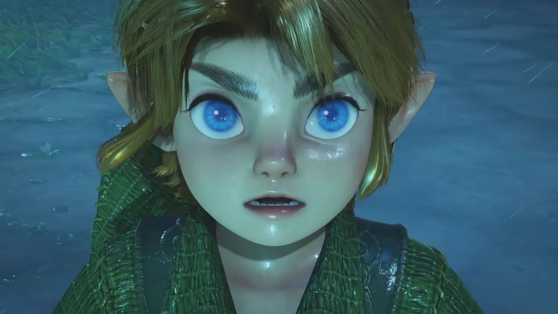 Young Link’s redesigned character model in the Ocarina of Time remake