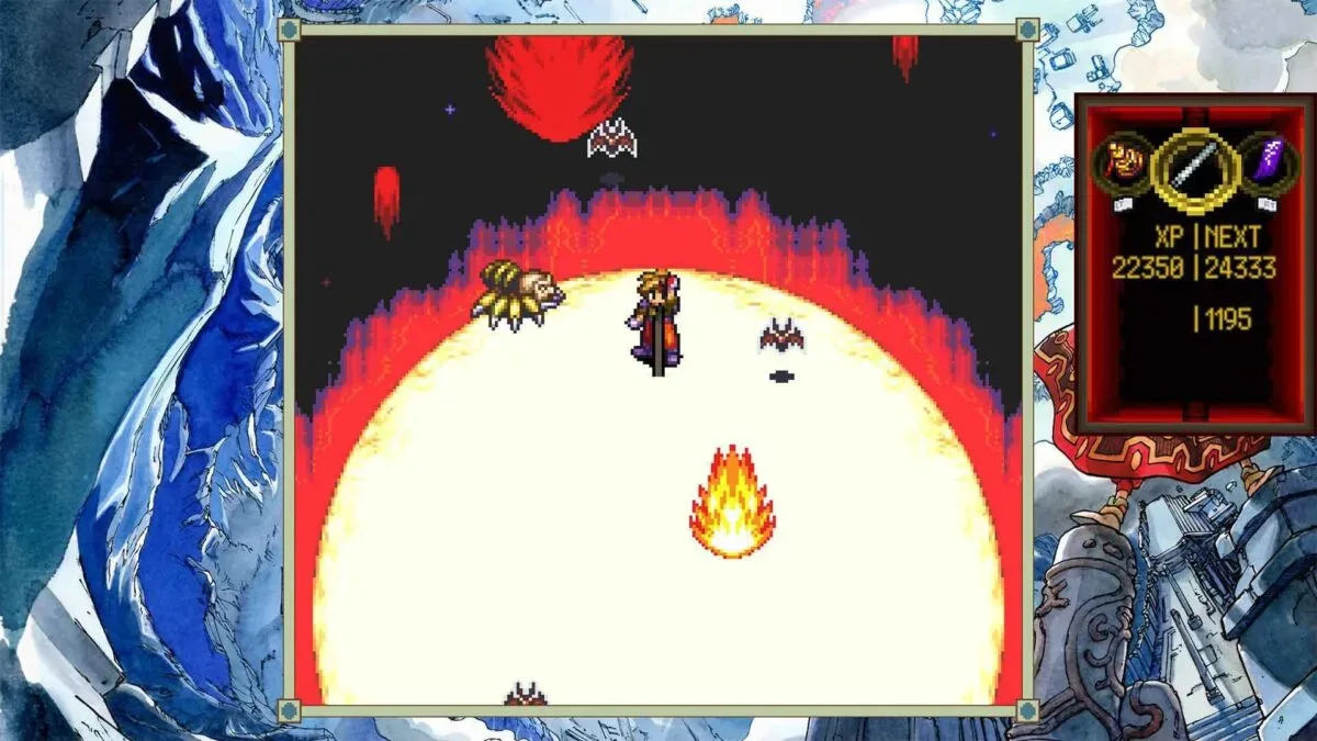 Terranigma: Rebirth key art by original character designer Kamui Fujiwara