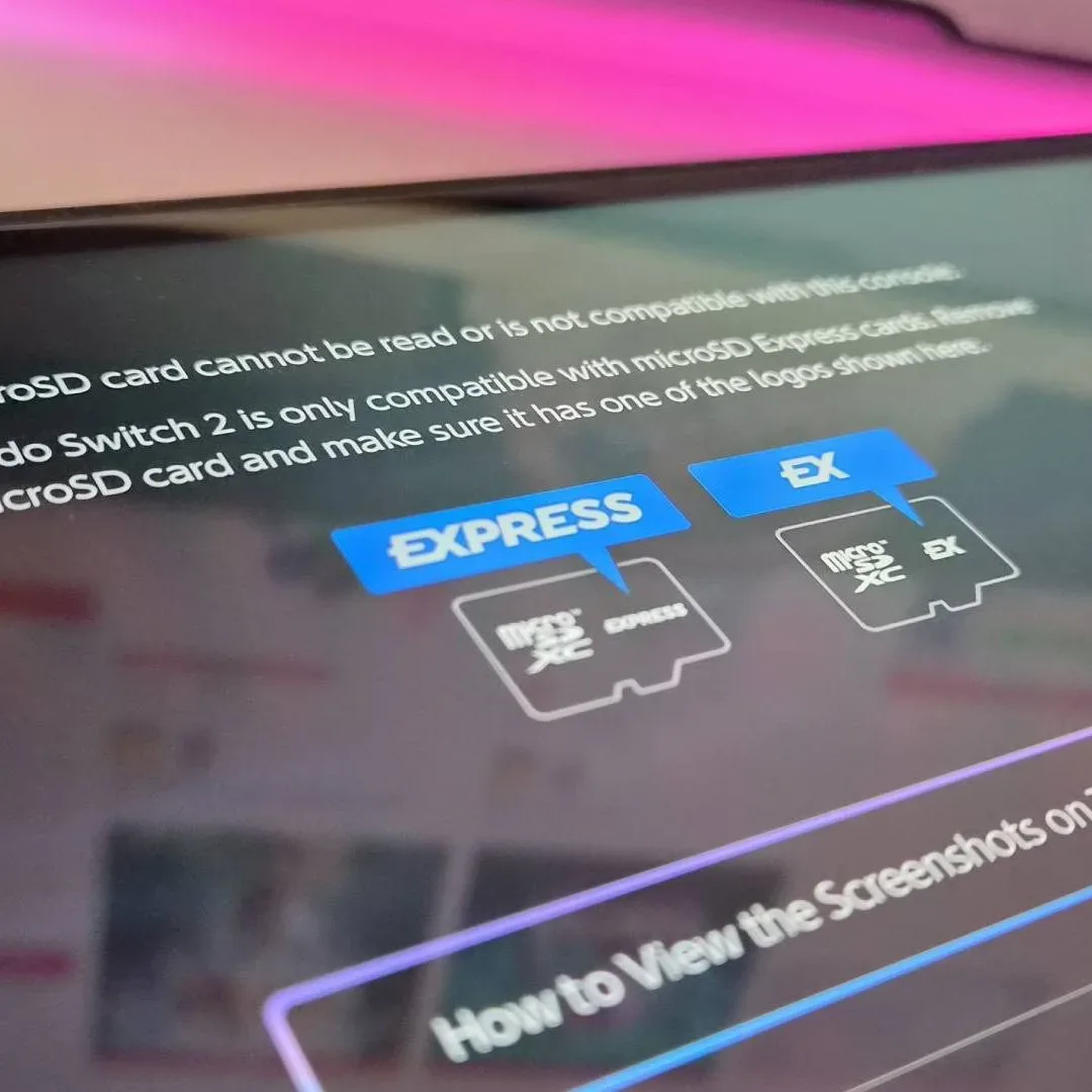 A microSD Express card reader connected to a PC for a PNY firmware update