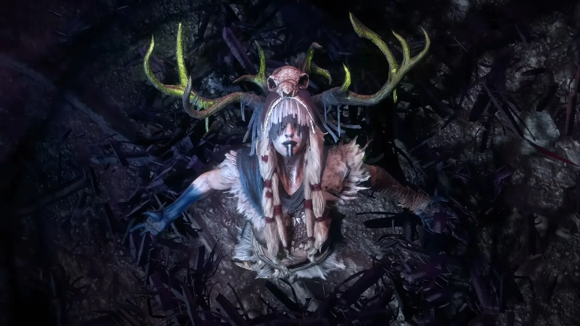 Path of Exile gameplay showing a character battling monsters amid visual effects
