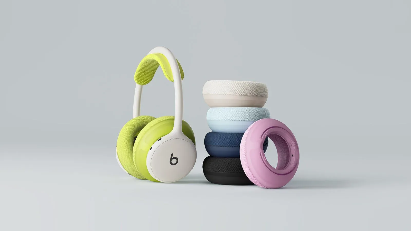 Beats 360 over-ear headphones with interchangeable matching ear cushions and headband