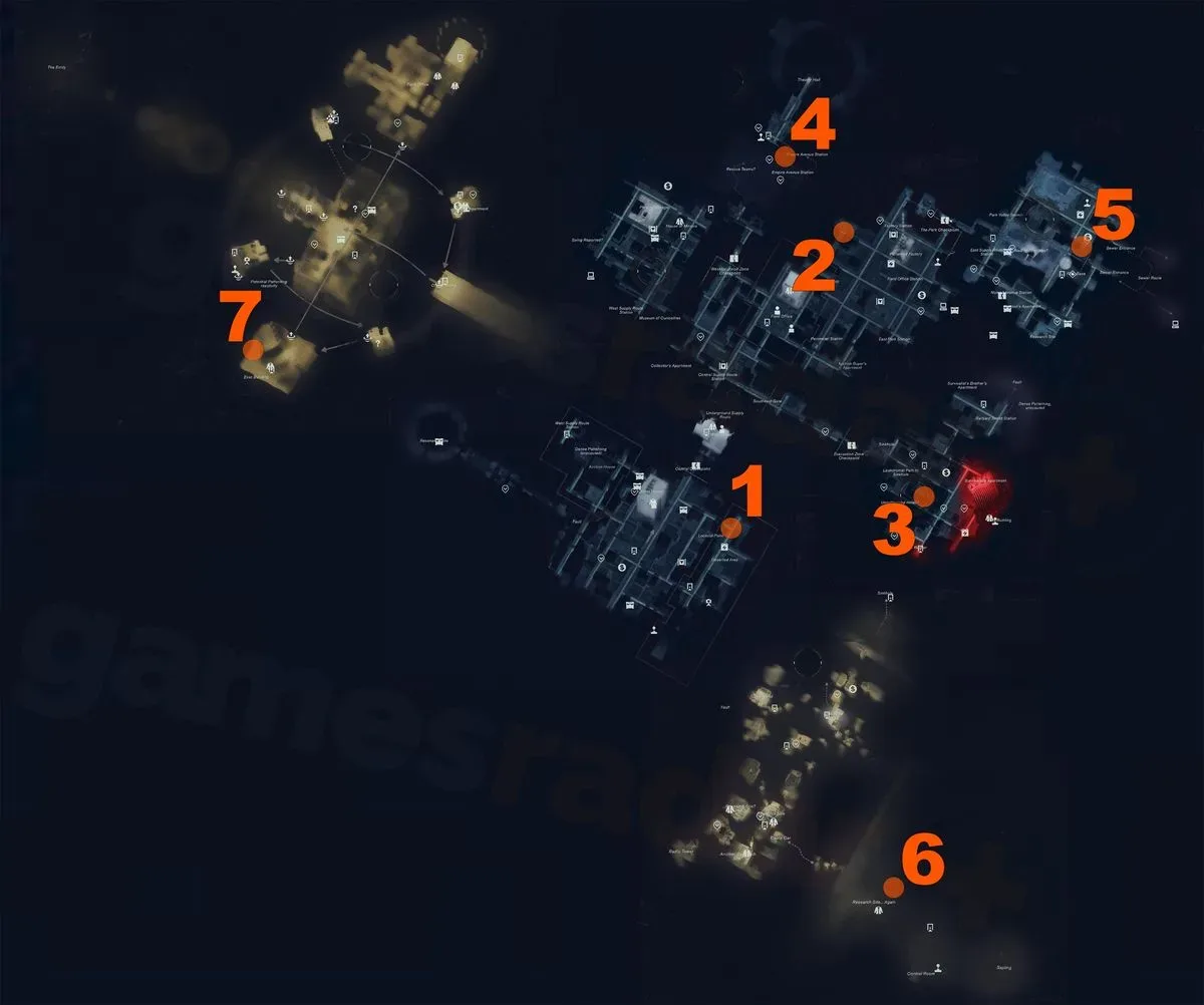 Locations of all Taxis in Control Resonant