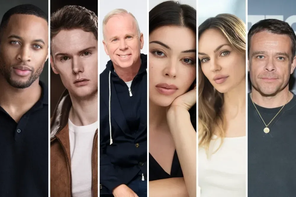 Hudson Williams and Connor Storrie in Heated Rivalry Season 2 casting coverage