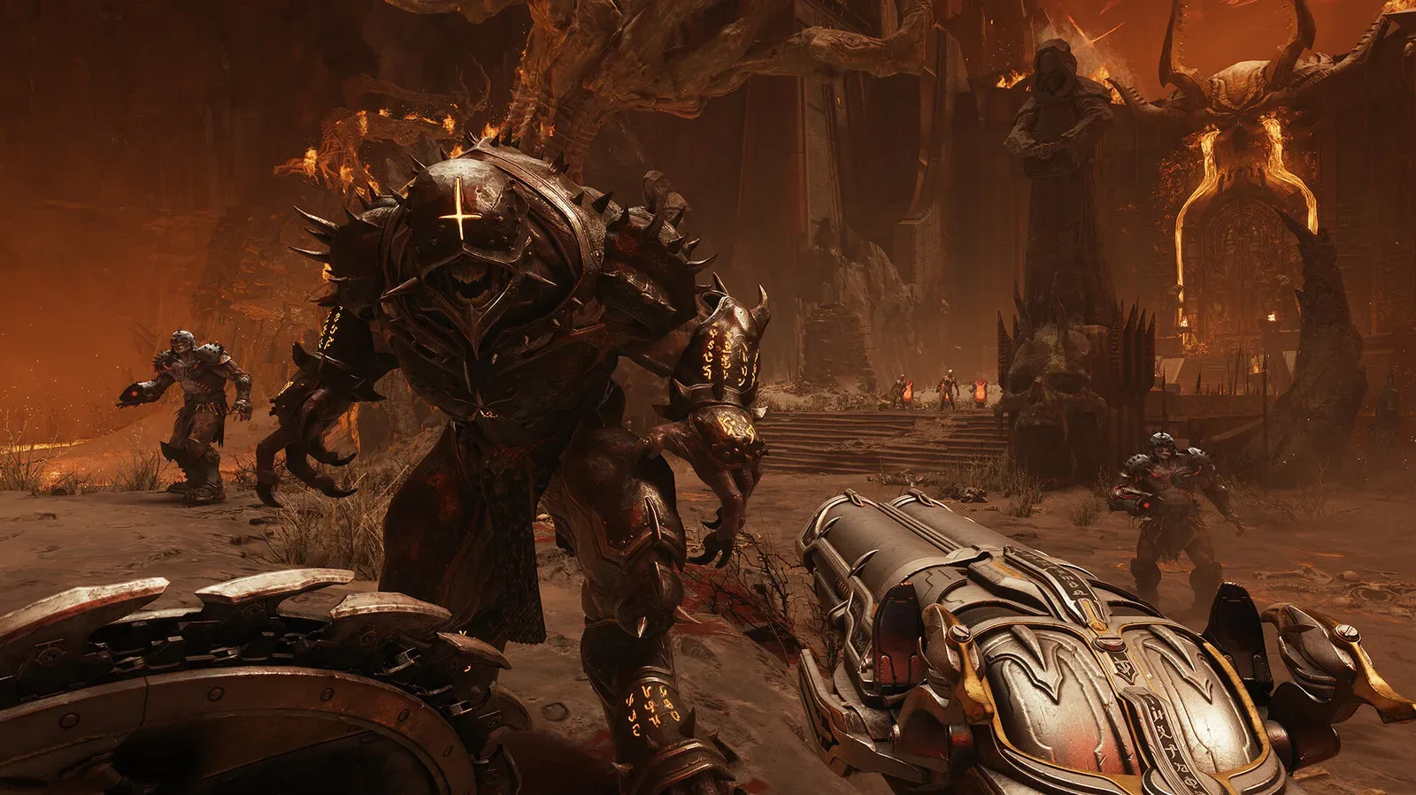 Doom: The Dark Ages promotional artwork with the Doom Slayer