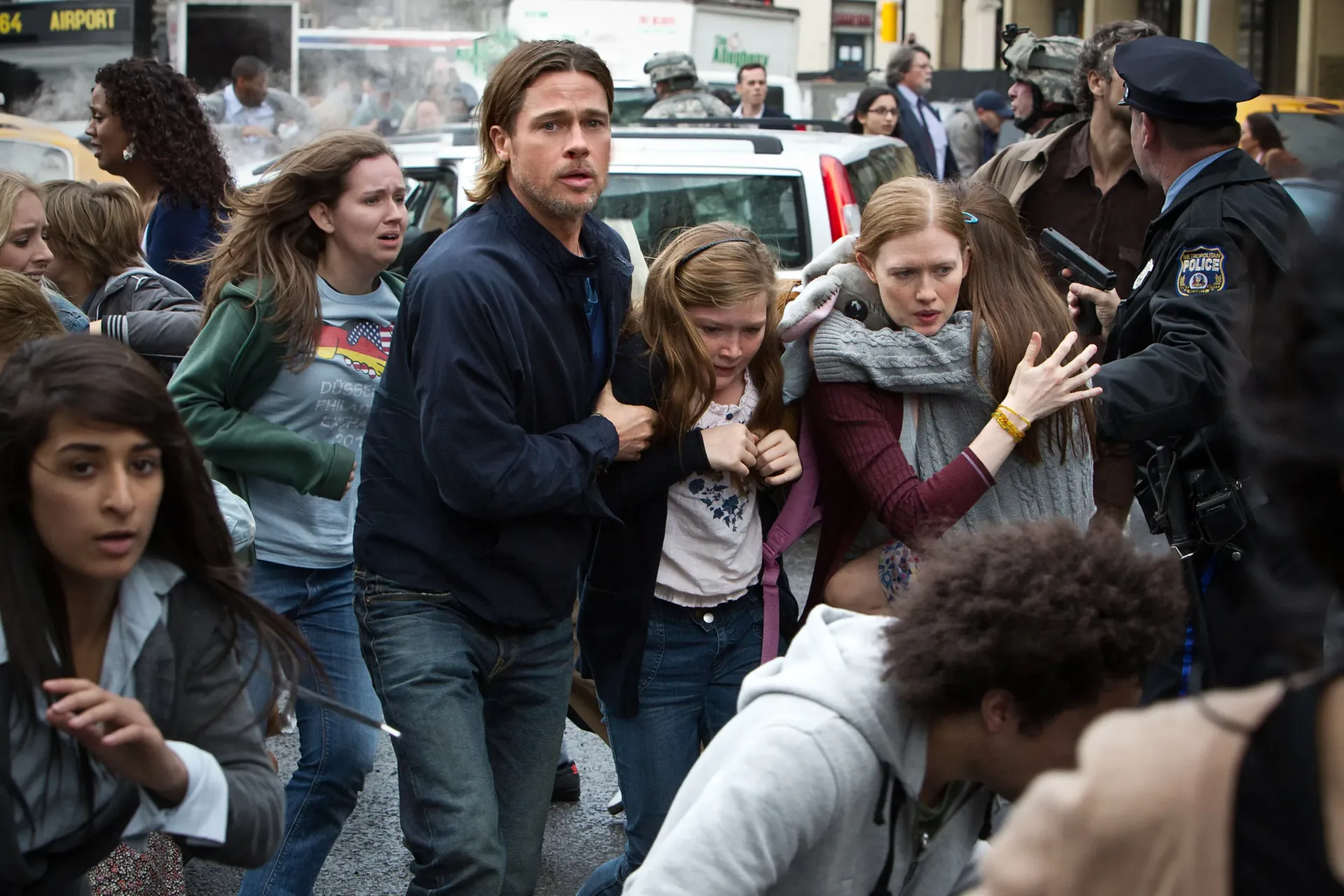 Brad Pitt as Gerry Lane in World War Z
