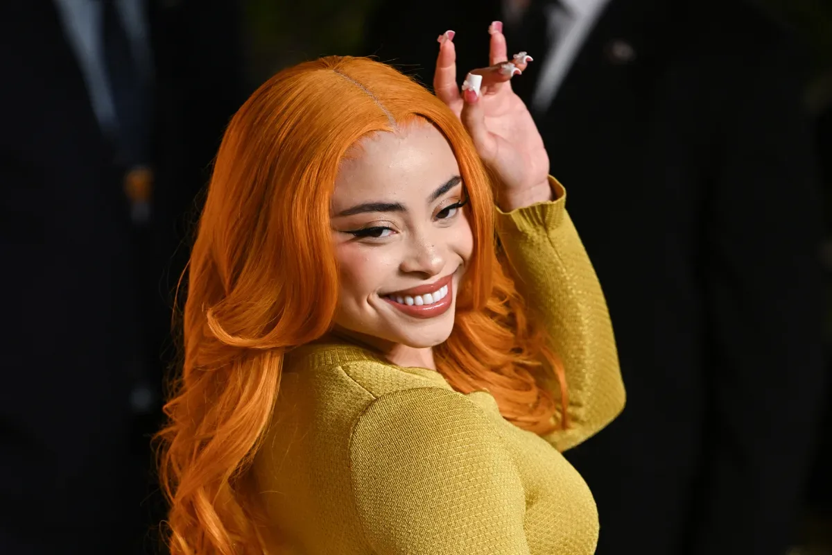 Ice Spice’s apparent ‘Saint’ and ‘Sinner’ upper-thigh tattoos in circulating images