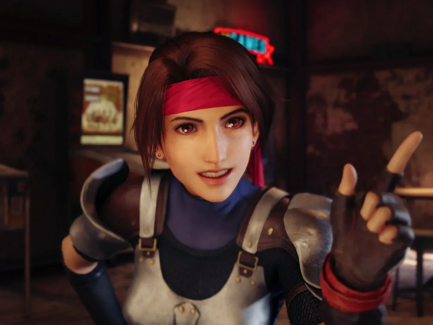Jessie Rasberry in Final Fantasy 7 Remake.