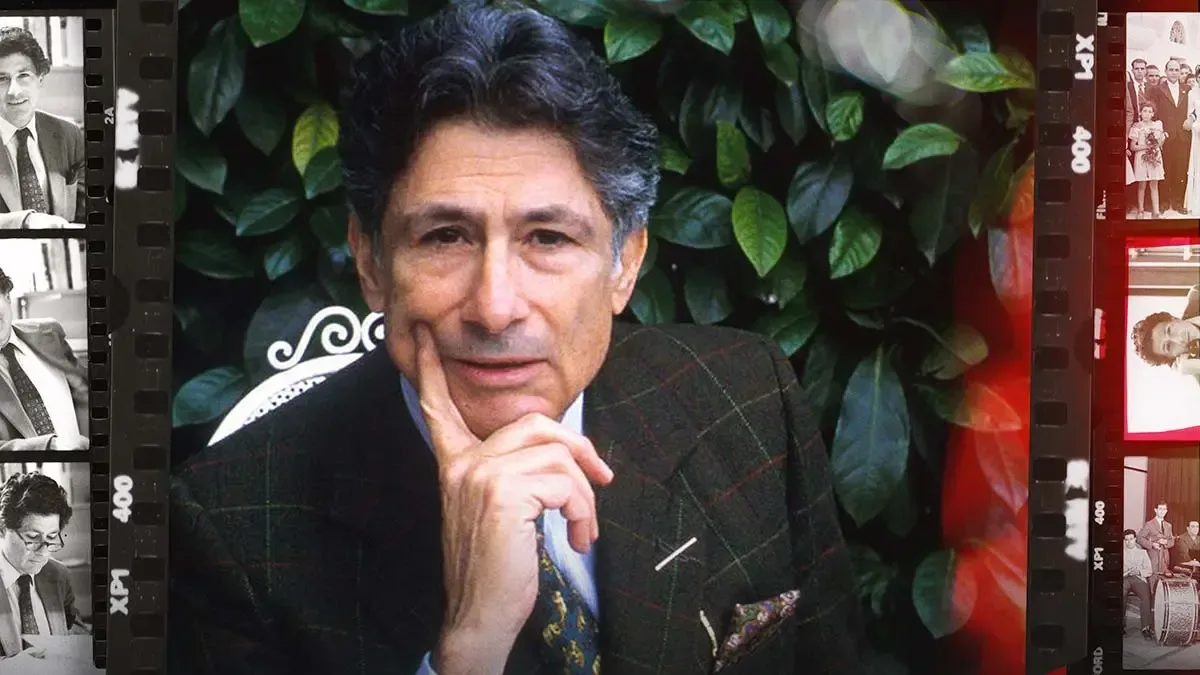 Edward Said speaking in archival footage from Edward Said: Between Worlds