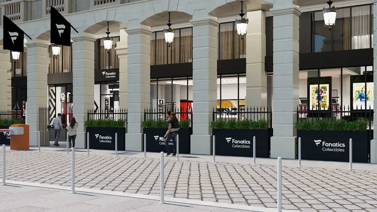 Planned Fanatics Collectibles flagship store in Paris on Rue Saint-Lazare