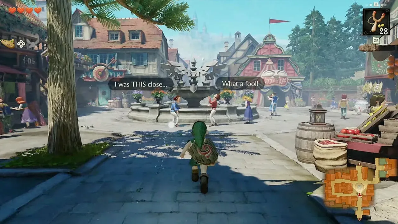 Link in Hyrule Castle Town