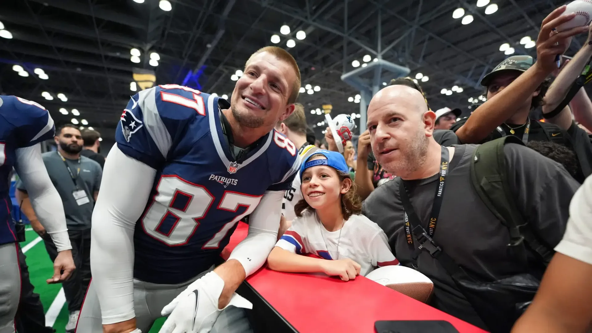 Rob Gronkowski appearing at Fanatics Fest NYC in 2025