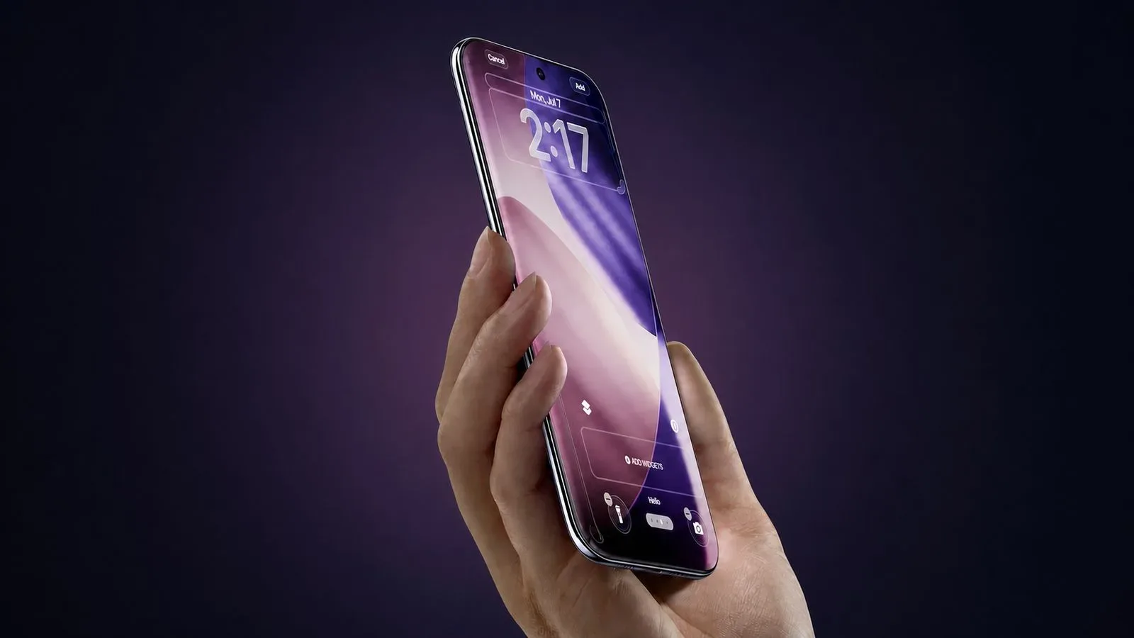 Concept illustration of a polarizer-free OLED display layer stack in a future Pro iPhone