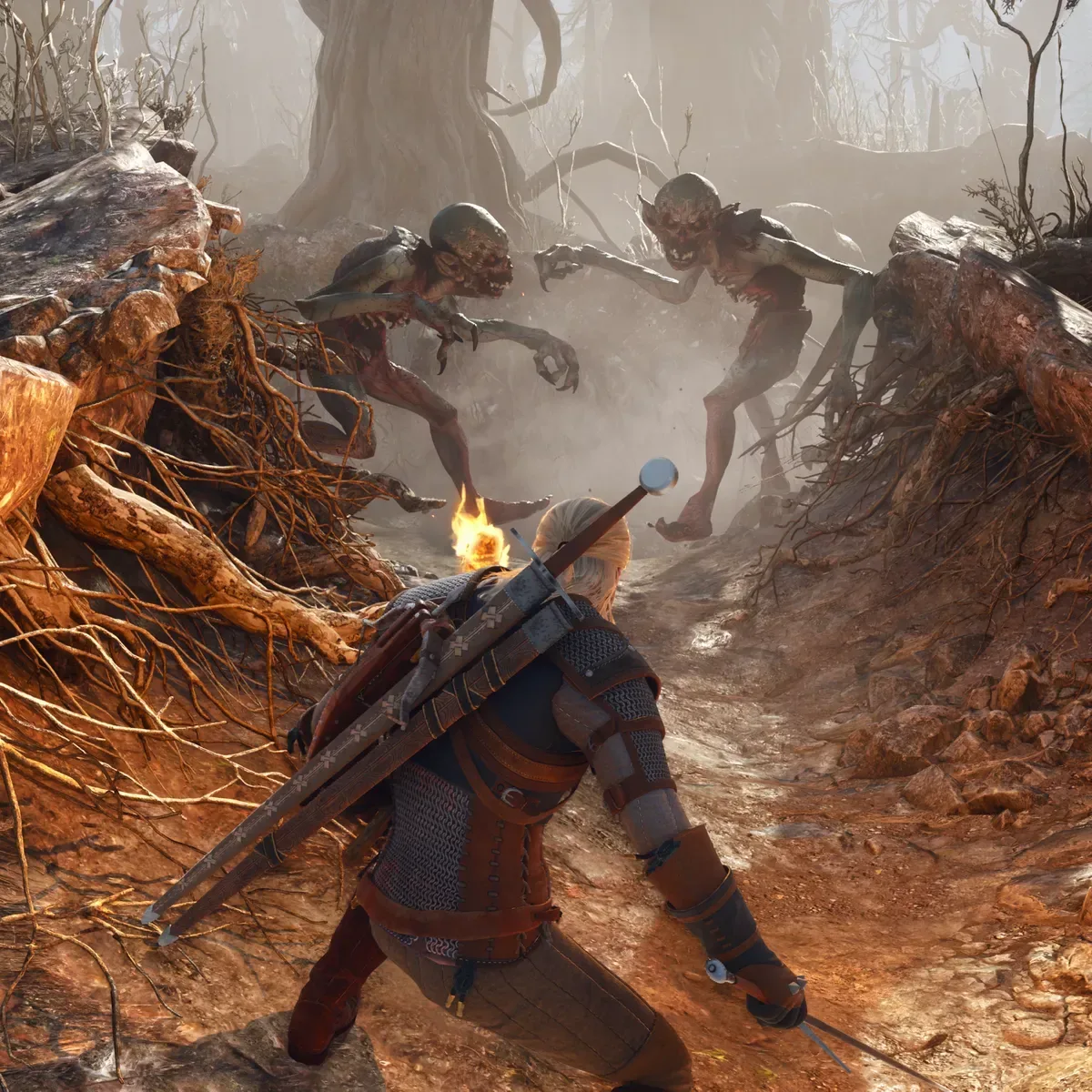 The Witcher 3: Wild Hunt — Remastered landscape showing foliage and water