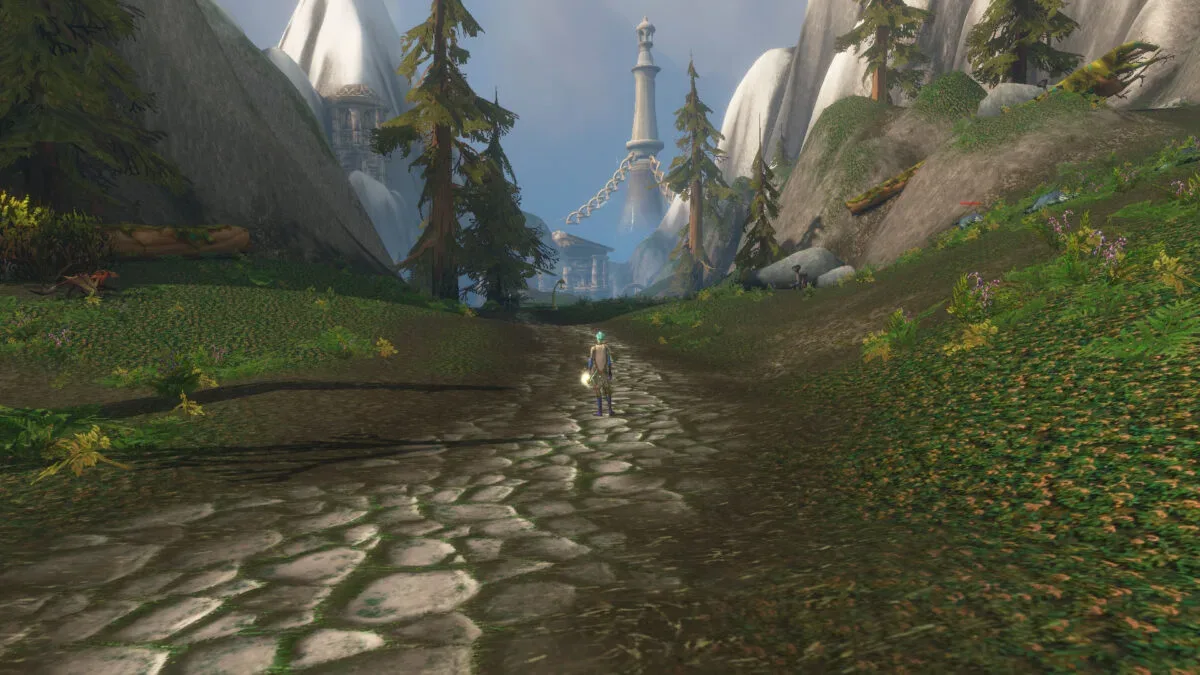 Conceptual World of Warcraft party with a bard, tinker and witch class silhouettes